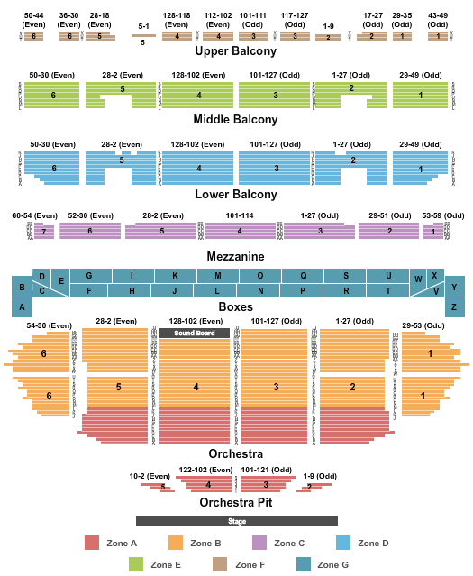 Hamilton Seating Chart Dc